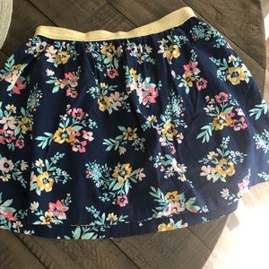 Girls floral skort